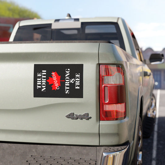 TRUE NORTH STRONG & FREE, Car Magnets