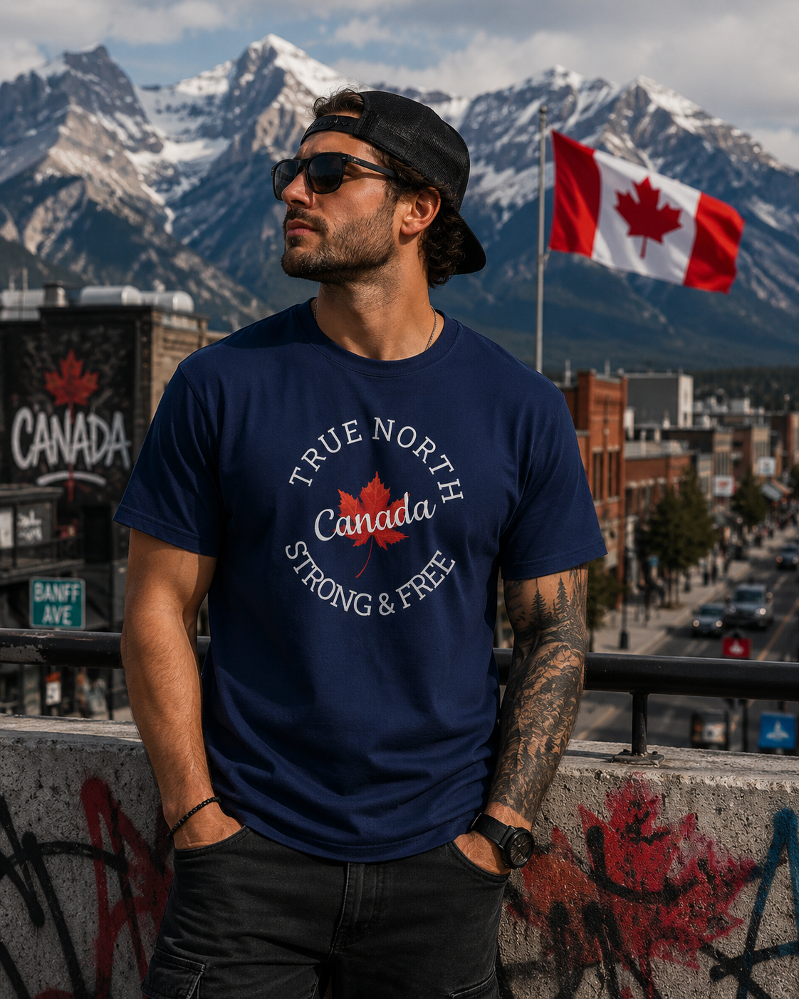 CANADA - True North Strong and Free Unisex T-shirt