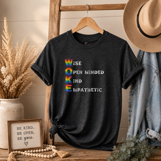 WOKE - PRIDE SHIRT : Unisex T-shirt