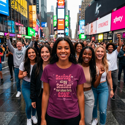 "Saving all my Smiles..." Women's Relaxed T-Shirt